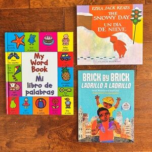 Brilliantly colored bilingual children’s books.